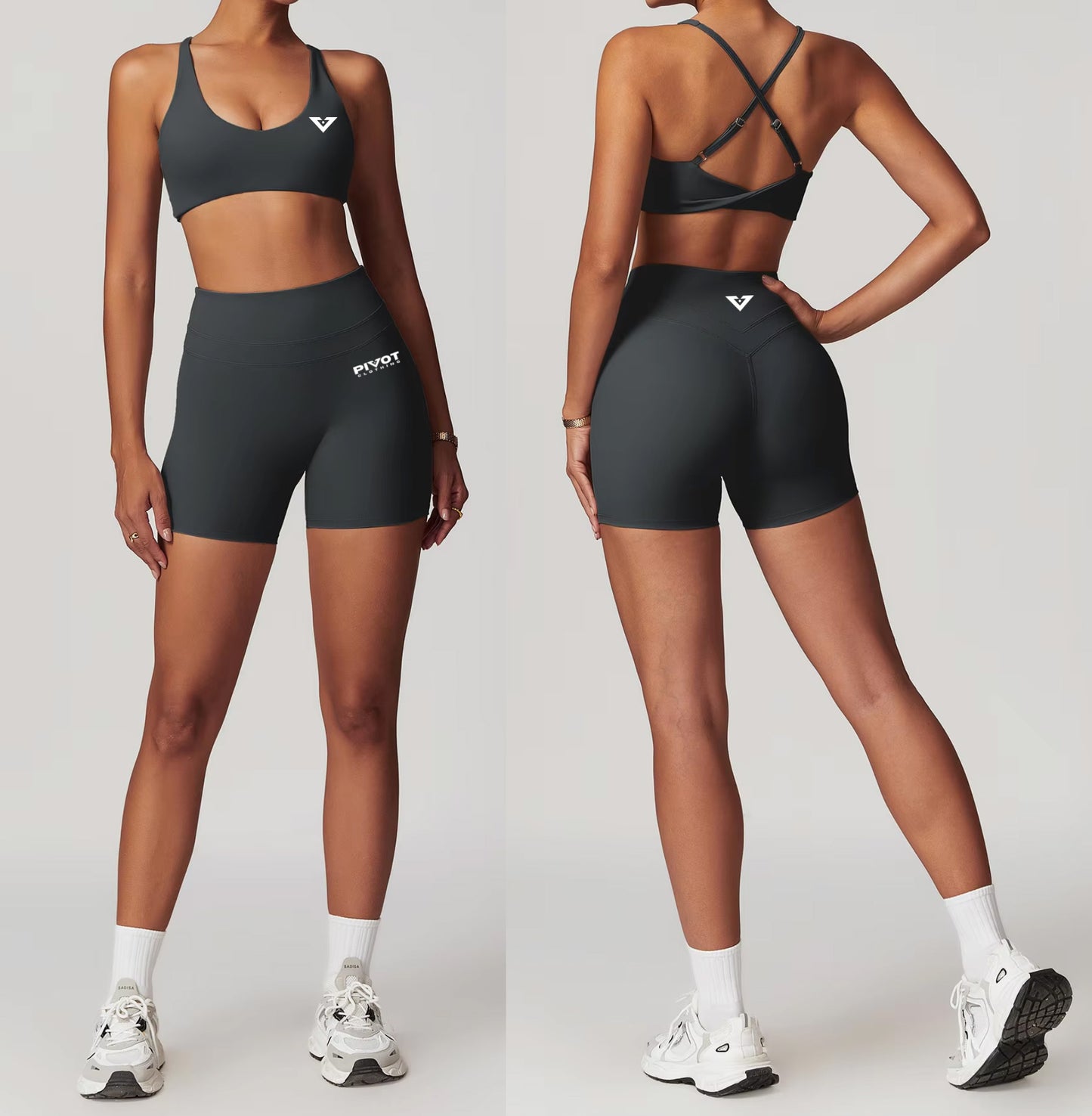 PIVOT HIGH WAIST SHORT SET