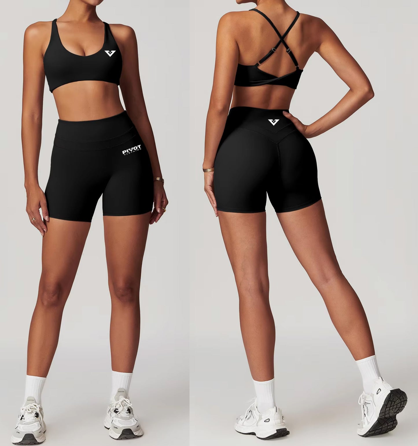 PIVOT HIGH WAIST SHORT SET