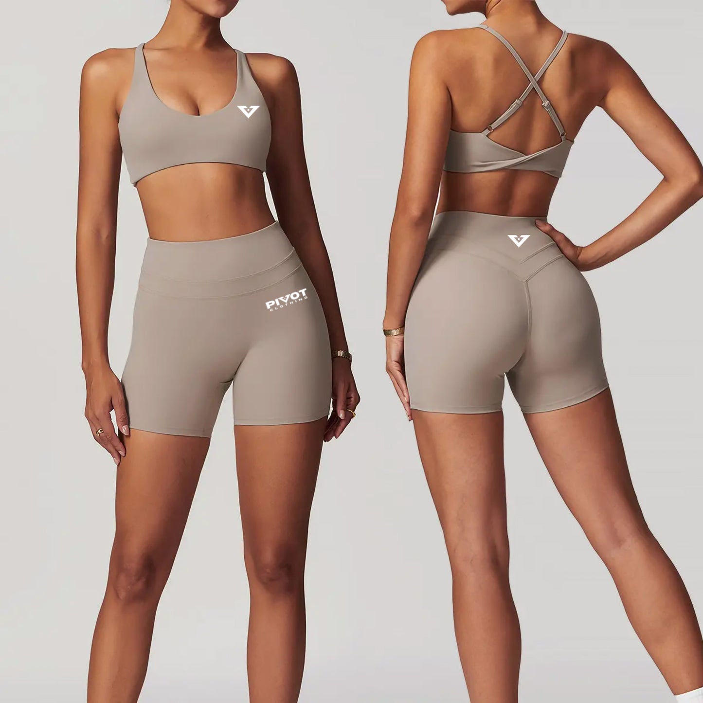 PIVOT HIGH WAIST SHORT SET